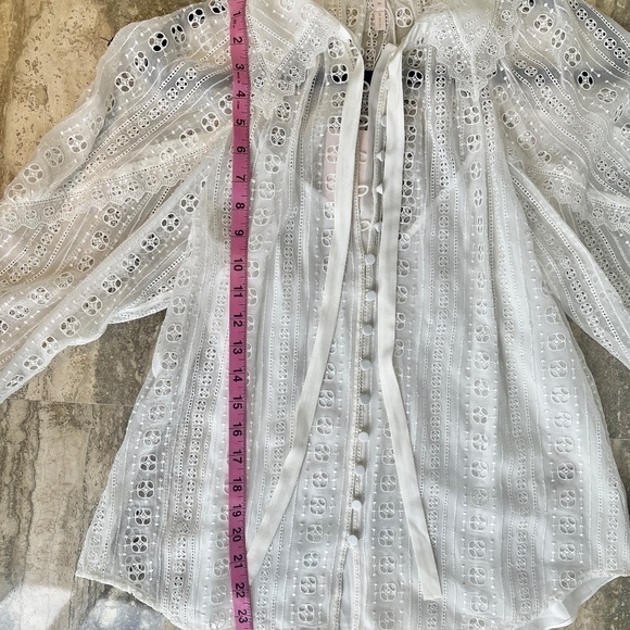 REBECCA TAYLOR EMBROIDERED BLOUSE TOP NEW WITH TAGS - Picture 8 of 10